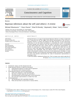 Bayesian inferences about the self (and others): A review