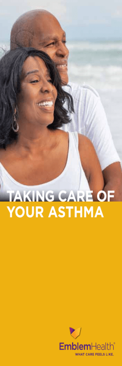 taking care of your asthma