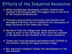 The History of Football