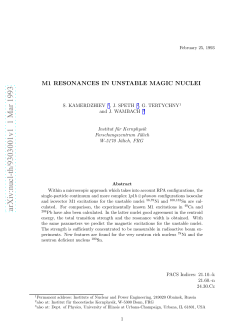 M1 Resonances in Unstable Magic Nuclei
