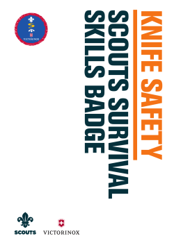 KNIFE SAF - The Scout Association