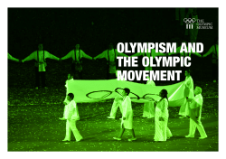 olympism and the olympic movement