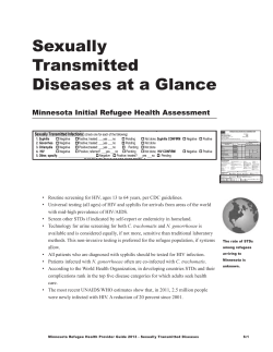 Sexually Transmitted Diseases - Minnesota Department of Health
