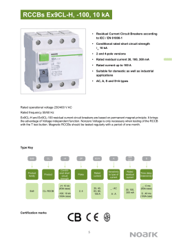 RCCBs Ex9CL-H,