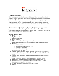 Textbook Features