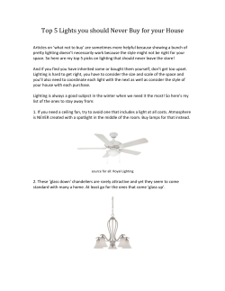 Top 5 Lights you should Never Buy for your House