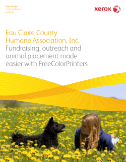 Eau Claire County Humane Association, Inc. Fundraising