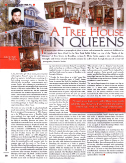 A Tree House In Queens ~ The Home of Betty Smith