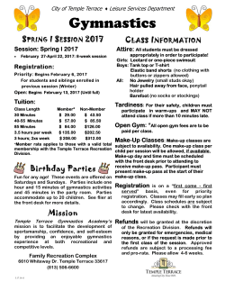 Gymnastics class Spring I session flyer 2017df.pub