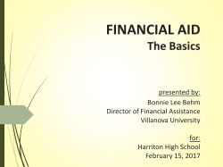 FINANCIAL AID