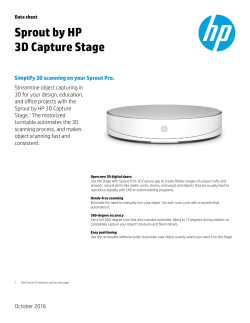Sprout by HP 3D Capture Stage