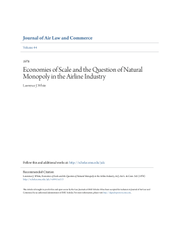 Economies of Scale and the Question of Natural Monopoly in the