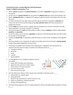 Evolution, biodiversity, and population ecology