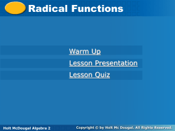 radical function
