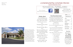 November - December - Milton Senior Living