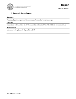 March 2017 - Metropolitan Water District of Southern California