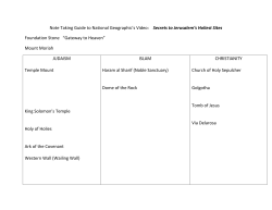Note Taking Guide to National Geographic`s Video: Secrets to