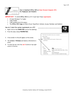 How to Office 365 on Home Personal Computer (PC) For