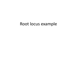 Root locus example