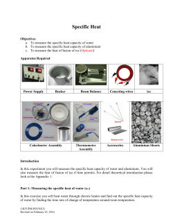 Specific Heat