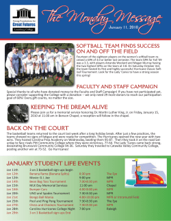 The Monday Message - Louisburg College