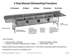 5 Step Manual Dishwashing Procedure