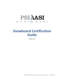 Snowboard Certification Guide