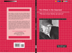 Tim O`Brien in the Classroom - National Council of Teachers of English