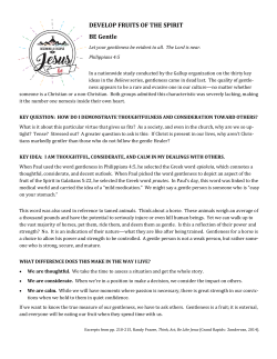 DEVELOP FRUITS OF THE SPIRIT BE GENTLE.pub