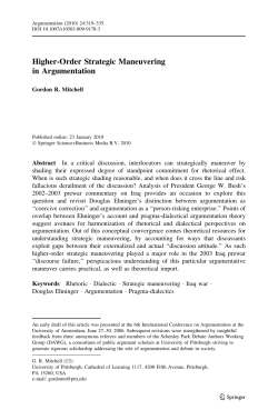 Higher-Order Strategic Maneuvering in Argumentation