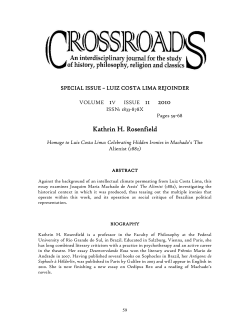 Homage to Luiz Costa Lima: Celebrating Hidden Ironies in