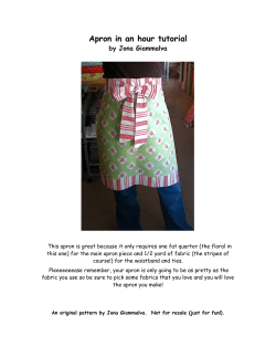 Apron in an hour