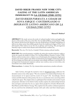 DAVID RIKER FRAMES NEW YORK CITY: GAZING AT THE LATIN