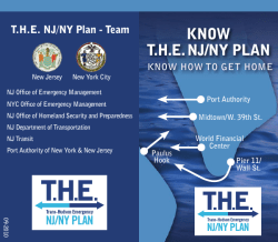 Know THE nJ/nY Plan - State of New Jersey