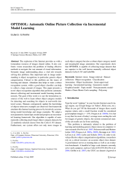 Automatic Online Picture Collection via Incremental Model Learning