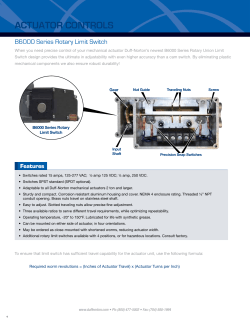 Rotary Limit Switches
