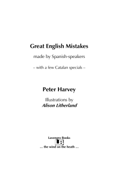 Great English Mistakes Peter Harvey
