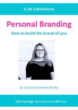 JSB eBook - How to Build the Brand of You