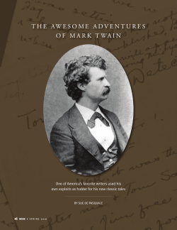 the awesome adventures of mark twain