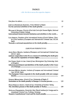 towards universal abolition of the death penalty