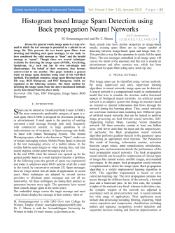 Histogram based Image Spam Detection using Back propagation