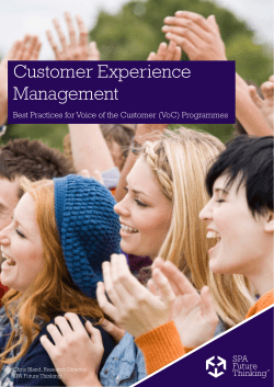 Customer Experience Management