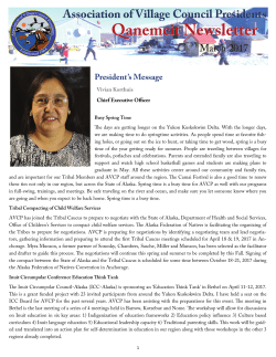 March 2017 - Association of Village Council Presidents