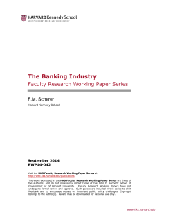 The Banking Industry