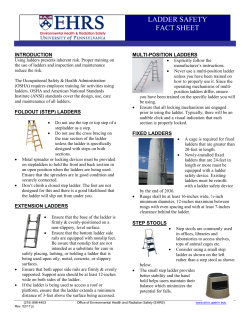Ladder Safety