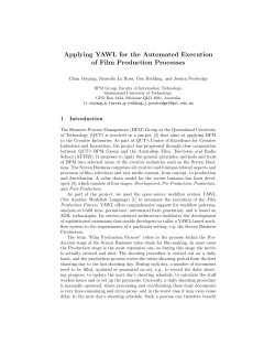 Applying YAWL for the Automated Execution of