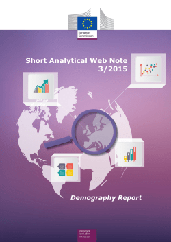 Short Analytical Web Note 3/2015 - European Commission