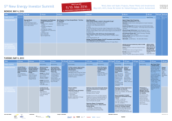 5th New Energy Investor Summit