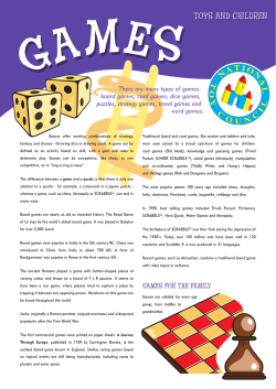 Games - British Toy and Hobby Association