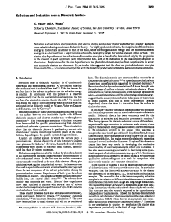Solvation and Ionization near a Dielectric Surface